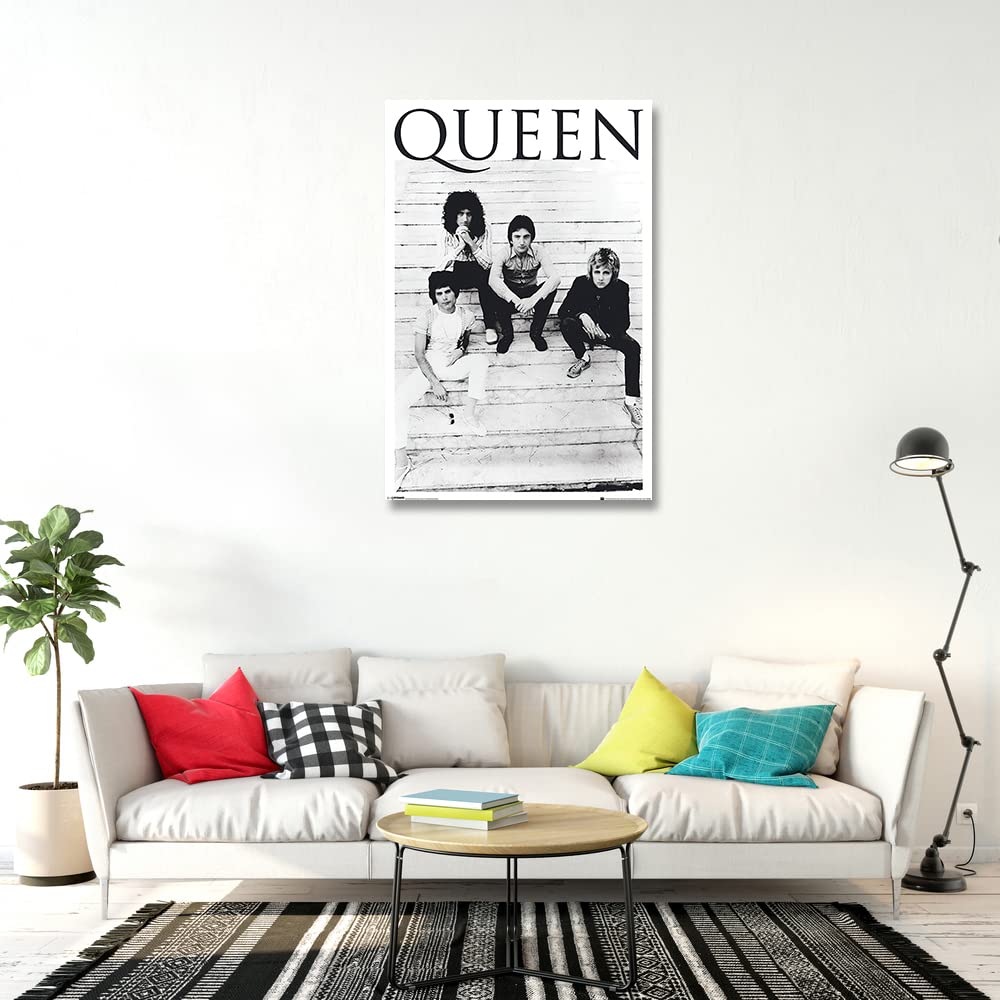 アート・デザイン・音楽 Queen ON CAMERA,off guard 1965-91 Amazon.com: Queen - B&W Music Poster (Brazil 1981 - The Guys